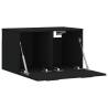 Wall Cabinet Black 60x36.5x35 cm | Durable and Stylish