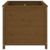 Garden Planter Honey Brown - Solid Pine 82.5x82.5x78 cm