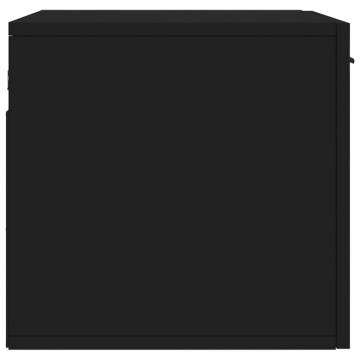 Wall Cabinet Black 60x36.5x35 cm | Durable and Stylish