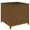 Garden Planter Honey Brown - Solid Pine 82.5x82.5x78 cm