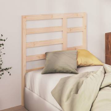 Solid Wood Pine Bed Headboard - Stylish & Rustic | Hipomarket