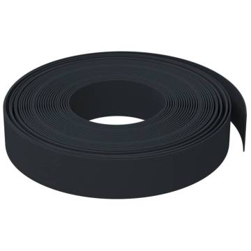 Garden Edging Black 10m x 10cm - Durable & Flexible Design