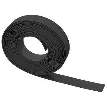 Garden Edging Black 10m x 10cm - Durable & Flexible Design