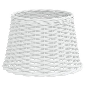 Lamp Shade White Ø40x26 cm Wicker - Stylish & Multifunctional