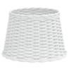 Lamp Shade White Ø40x26 cm Wicker - Stylish & Multifunctional