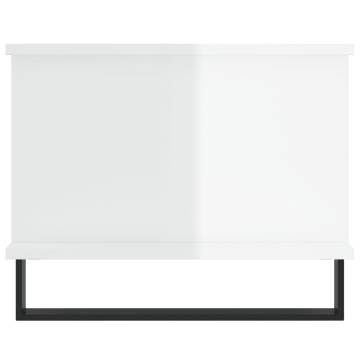 High Gloss White Coffee Table - Stylish & Durable | HipoMarket