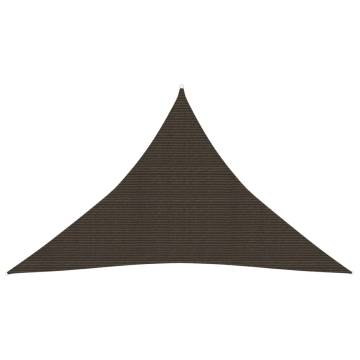 Sunshade Sail 4x4x5.8m Brown - 160 g/m² HDPE Protection