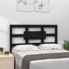 Bed Headboard Black 80.5x4x100 cm Solid Wood Pine Colour black Size 80.5 x 100 cm Quantity in Package 1 