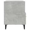 Stylish Bedside Cabinets - 2 pcs Concrete Grey Wood Design