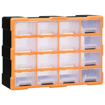 Multi-Drawer Organiser with 16 Drawers | HipoMarket UK