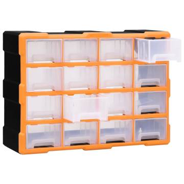 Multi-Drawer Organiser with 16 Drawers | HipoMarket UK