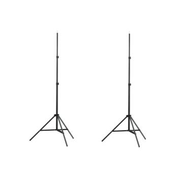 Adjustable Light Stands 2 pcs | Height 78-210 cm - HipoMarket