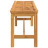 Garden Bench 110 cm Solid Wood Acacia - Stylish & Durable