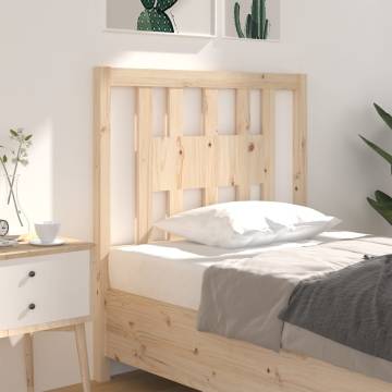 Stylish Solid Wood Pine Headboard - 81x4x100 cm | HipoMarket