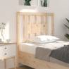 Headboard 81x4x100 cm Solid Wood Pine Colour natural Size 81 x 100 cm Quantity in Package 1 