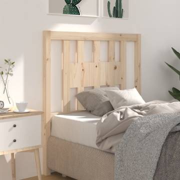 Stylish Solid Wood Pine Headboard - 81x4x100 cm | HipoMarket