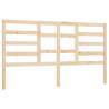 Solid Wood Pine Bed Headboard - 186x4x104 cm | Hipomarket