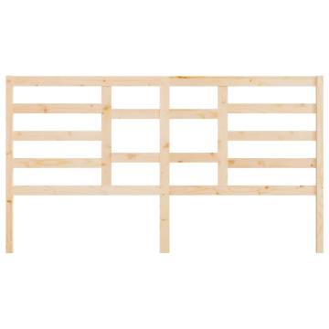 Solid Wood Pine Bed Headboard - 186x4x104 cm | Hipomarket