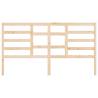 Solid Wood Pine Bed Headboard - 186x4x104 cm | Hipomarket