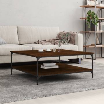 Brown Oak Coffee Table - Stylish & Sturdy | HipoMarket