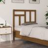 Stylish Solid Wood Pine Bed Headboard - Honey Brown 80.5x4x100 cm