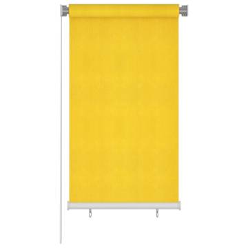 Outdoor Roller Blind 80x140 cm - Yellow HDPE | HipoMarket