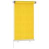 Outdoor Roller Blind 80x140 cm - Yellow HDPE | HipoMarket