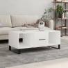 Coffee Table White 102x50x40 cm Engineered Wood Colour white Quantity in Package 1 