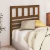 Stylish Honey Brown Bed Headboard - Solid Wood Pine | HipoMarket