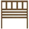 Stylish Honey Brown Bed Headboard - Solid Wood Pine | HipoMarket