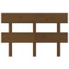 Stylish Honey Brown Bed Headboard - Solid Pine Wood