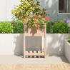 Planter with Shelf - Solid Pine Wood | HipoMarket