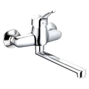 SCHÜTTE Wall Sink Mixer ATTICA Chrome | Durable & Elegant Tap