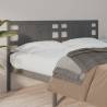 Headboard Grey 166x4x100 cm Solid Wood Pine Colour grey Size 166 x 100 cm Quantity in Package 1 