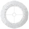 Stylish White Wicker Lamp Shade Ø50x30 cm - Hipomarket