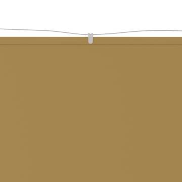 Vertical Awning Beige 180x600 cm - Premium Oxford Fabric