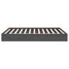 Grey Solid Wood Bed Frame 120x200 cm - Stylish & Sturdy