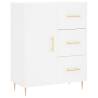 Stylish Highboard White 69.5x34x180 cm | Hipomarket