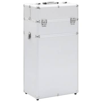 Make-up Trolley Aluminium Silver | Organize Cosmetics Easily