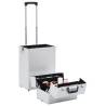 Make-up Trolley Aluminium Silver | Organize Cosmetics Easily