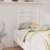 Bed Headboard White 81x4x100 cm Solid Wood Pine Colour white Size 81 x 100 cm Quantity in Package 1 