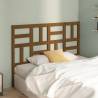 Bed Headboard Honey Brown 126x4x104 cm Solid Wood Pine Colour honey brown Size 126 x 104 cm Quantity in Package 1 