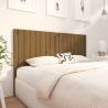 Honey Brown Solid Wood Bed Headboard | 155.5x4x100 cm