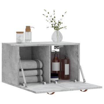 Wall Cabinet Concrete Grey - Stylish Storage Solution | HipoMarket