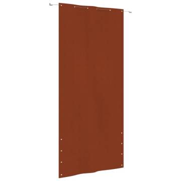 Balcony Screen Terrecotta 120x240 cm | Privacy & Style