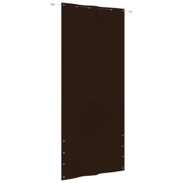 Brown Balcony Screen 120x240 cm - Oxford Fabric | HipoMarket UK