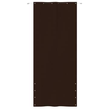 Brown Balcony Screen 120x240 cm - Oxford Fabric | HipoMarket UK