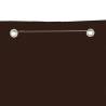 Brown Balcony Screen 120x240 cm - Oxford Fabric | HipoMarket UK