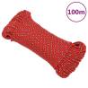 Boat Rope Red 4 mm 100 m Polypropylene - Durable & Versatile