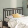 Bed Headboard Grey 156x4x100 cm Solid Wood Pine Colour grey Size 156 x 100 cm Quantity in Package 1 